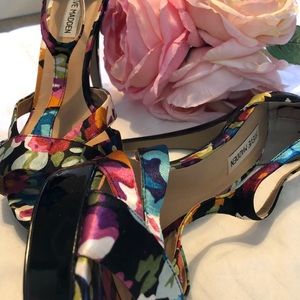 Steve Madden floral heels